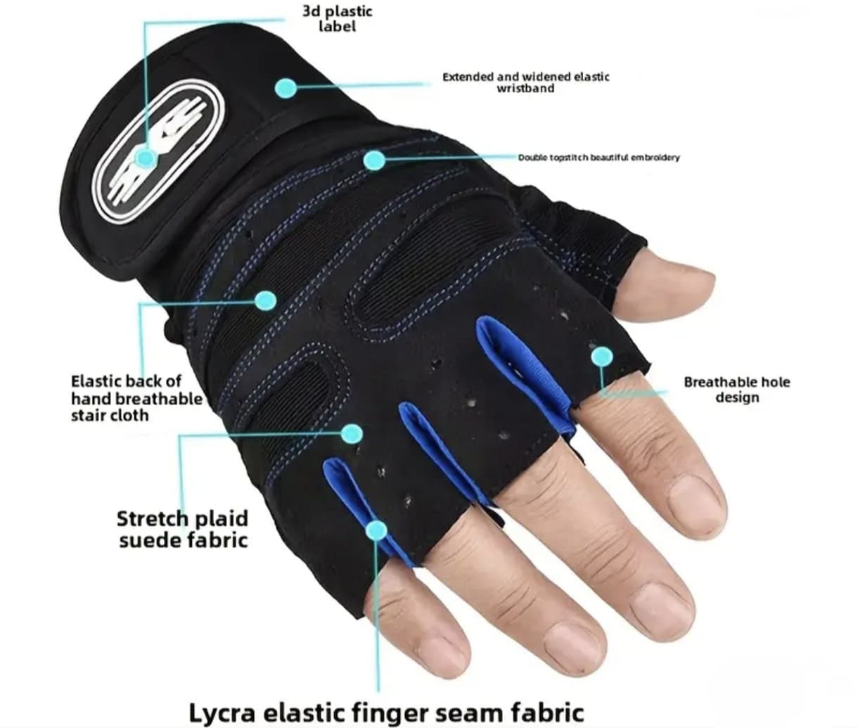 Nylon Gym Gloves