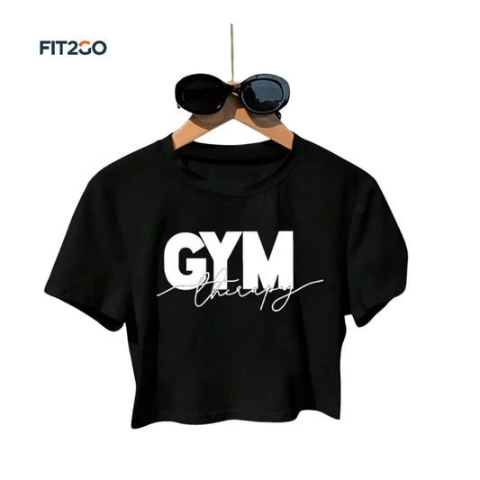 Fit2Go Gym Therapy Crop Top Tshirt