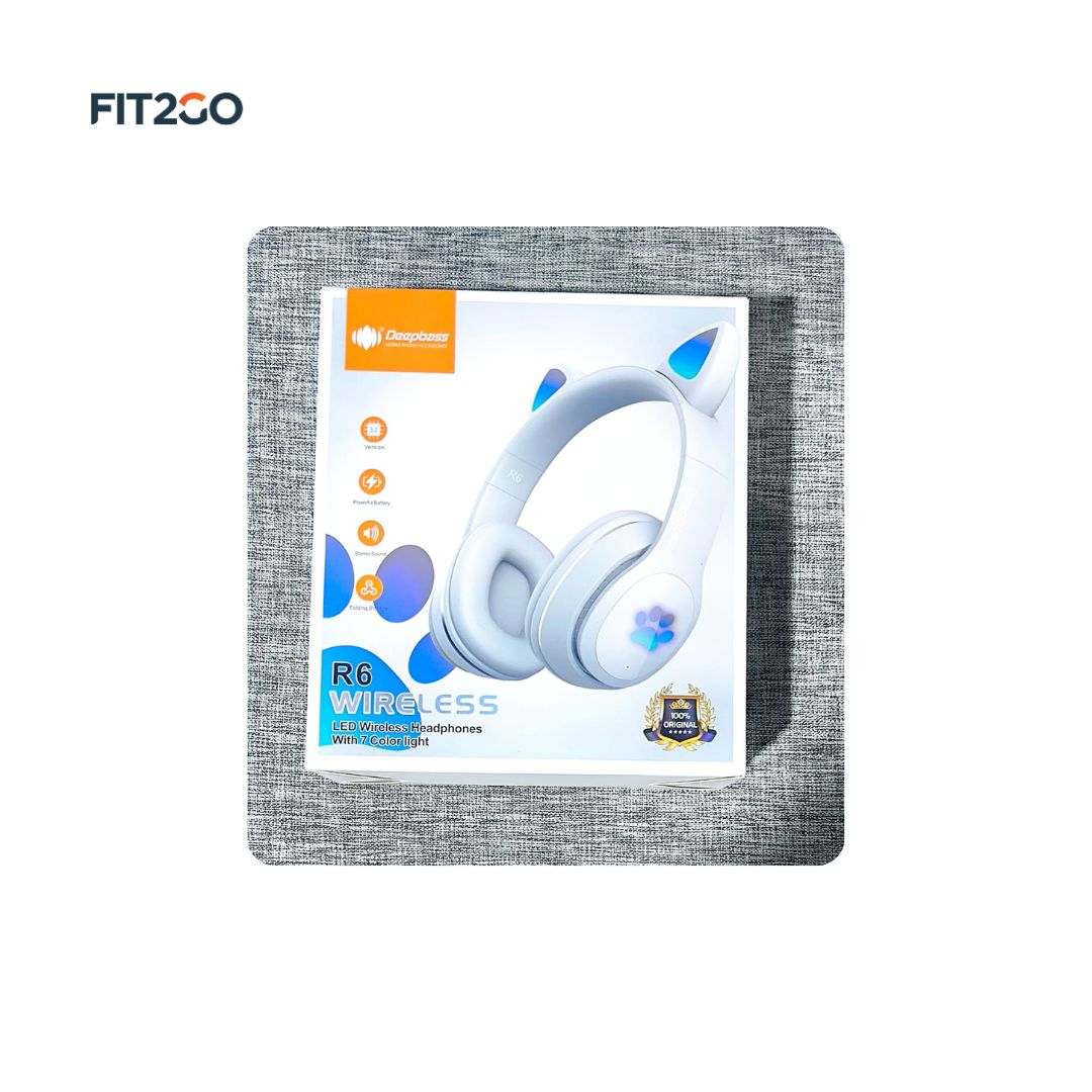 Deepbass R6 LED Wireless Headphone