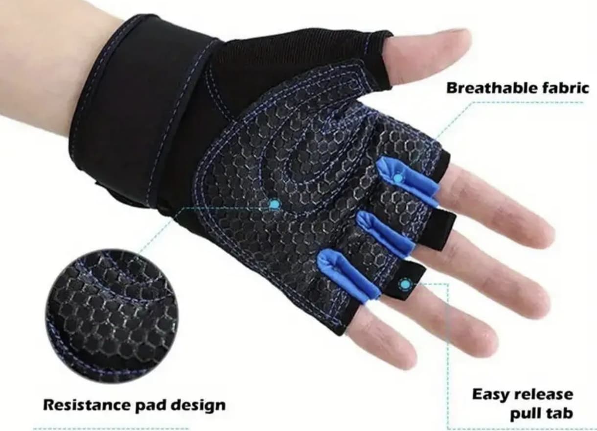 Nylon Gym Gloves