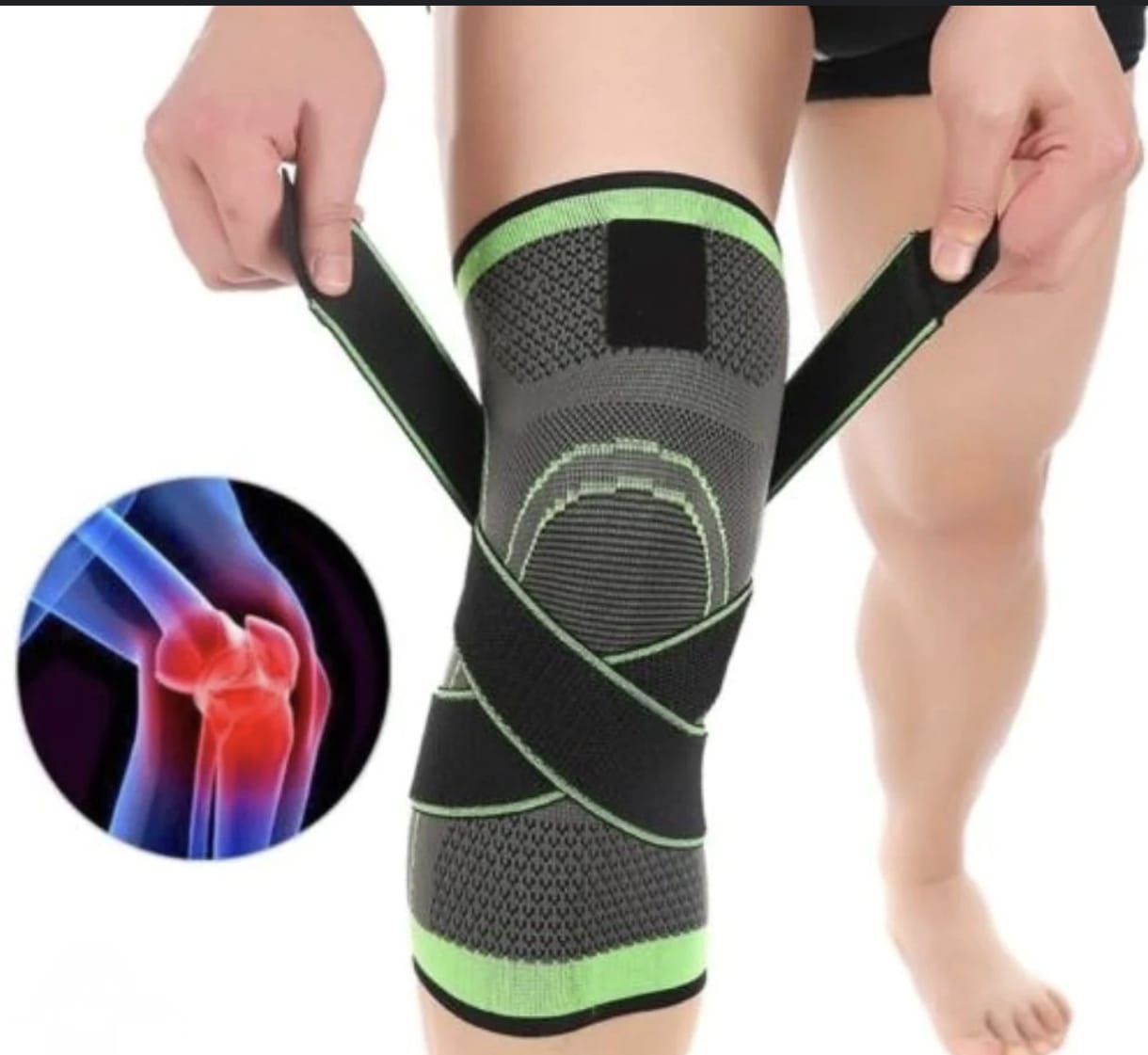 Knee Support with Straps (1 Side)